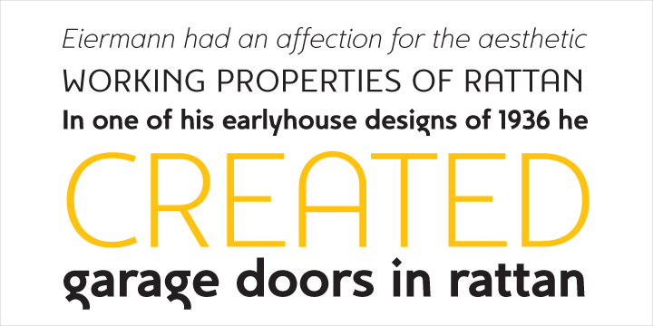 Example font Egon Sans #4